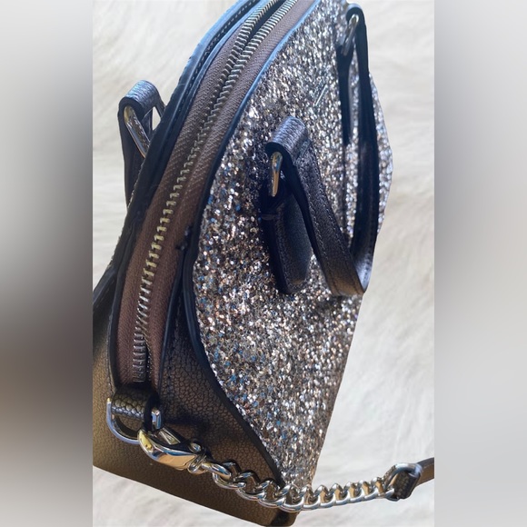 *SOLD* Kate Spade Laurel Way Brown Glitter Mini Reiley Bag ✨NEVER USED✨ - Picture 4 of 7